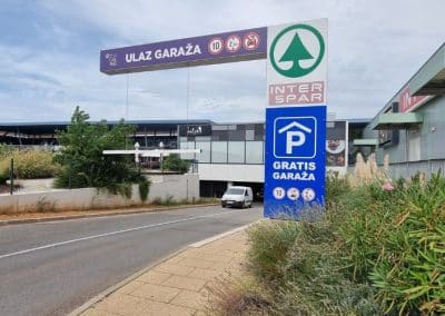 Pula City Mall underground garage