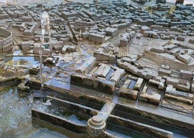 Miniature City Model of Pula 3d map