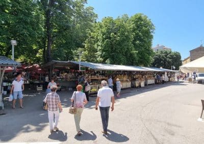 Stadt Bauernmarkt Pula
