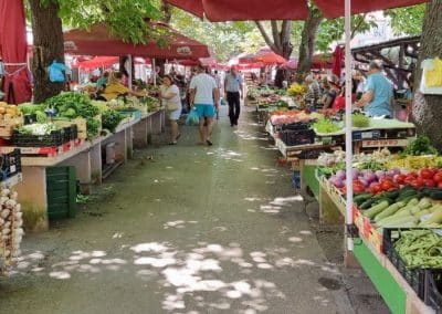 Stadt Bauernmarkt Pula