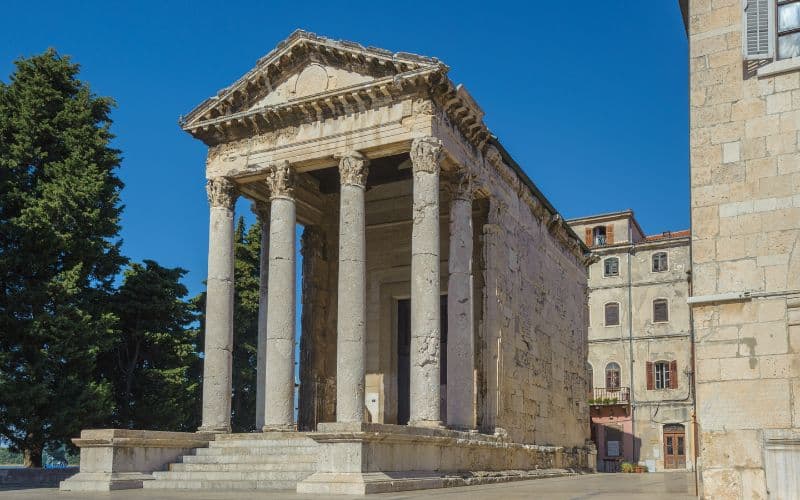 Immagine del Tempio di Augusto a Pola